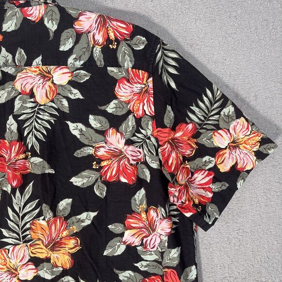 Denim & Supply Ralph Lauren Button Down Shirt Men’s XL Floral Hawaiian Cotton - Picture 12 of 13